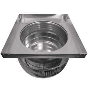 16 inch Roof Vent | Aura Gravity Roof Vent with Curb Mount Flange - AV-16-C4-CMF - Inside